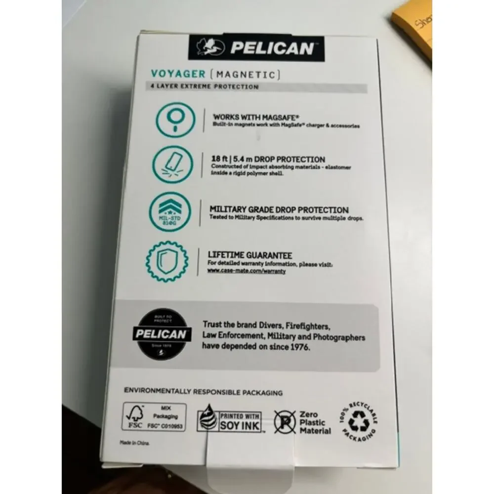 Pelican Voyager Cell Phone Case for iPhone 16 pro NEW